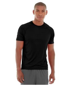 Atomic Endurance Running Tee (Crew-Neck)-L-Black