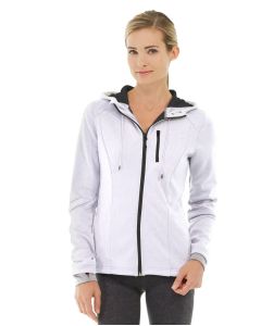 Phoebe Zipper Sweatshirt-L-White