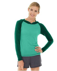 Ariel Roll Sleeve Sweatshirt-M-Green