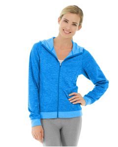 Helena Hooded Fleece-S-Blue