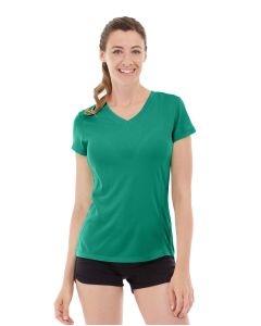 Gabrielle Micro Sleeve Top-M-Green